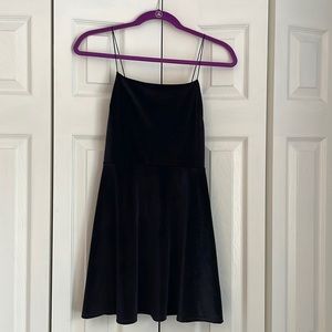 Black velvet Urban Outfitters dress size small